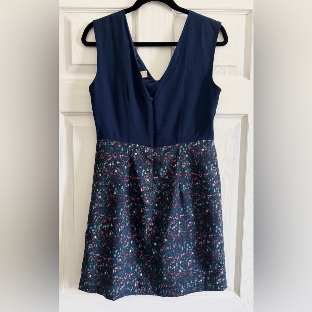 Forever 21 Navy and Floral Mini Dress - Picture 2 of 3